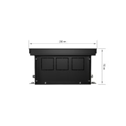 Внутрипольный конвектор Royal Thermo Atrium 110/200/1300-DG-U-NA