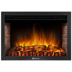 Каминокомплект Firelight Loft 30 с очагом Electrolux EFP/P-3020LS камень белый/белая эмаль