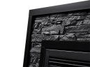 Каминокомплект Firelight Loft 30 с очагом Electrolux EFP/P-3020LS камень черный/черная эмаль