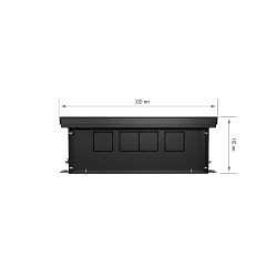 Внутрипольный конвектор Royal Thermo Atrium 110/300/2000-DG-U-LB