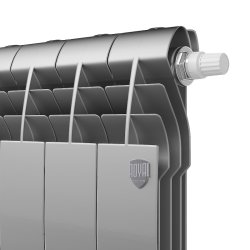Биметаллический радиатор отопления Royal Thermo BiLiner 350 VR 4 секции Silver Satin