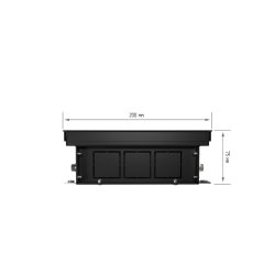 Внутрипольный конвектор Royal Thermo Atrium 75/200/1100-DG-U-BL