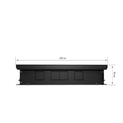 Внутрипольный конвектор Royal Thermo Atrium 90/400/3000-DG-U-LB