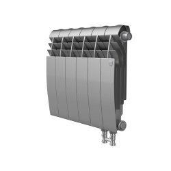 Биметаллический радиатор отопления Royal Thermo BiLiner 350 V 12 секций Silver Satin