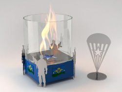 Настольный биокамин Lux Fire ВДВ М
