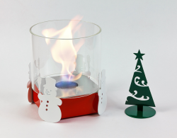 Настольный биокамин Lux Fire Новогодний М