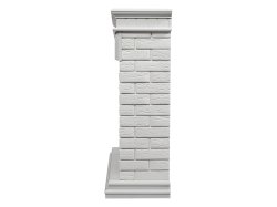 Портал Firelight Bricks 25 камень белый/белая эмаль